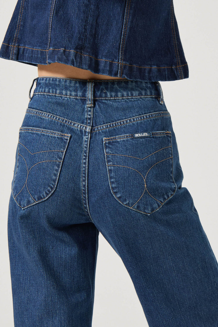 Rollas Jeans Jeans Sailor Scoop LONG Pacific Blue