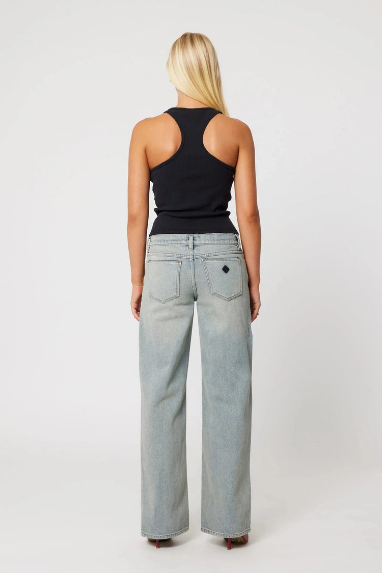 Abrand Jeans Top Addison Racer Top Black