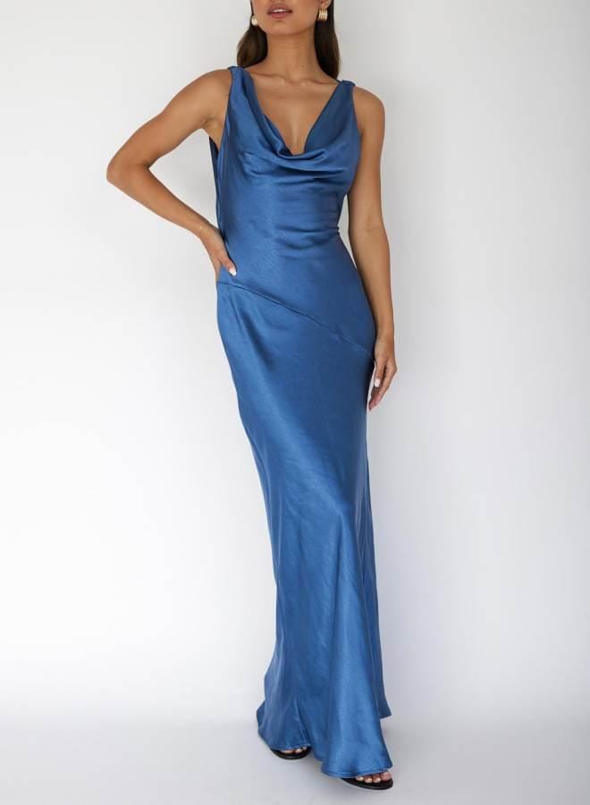 Here Comes The Sun Dresses Aria Maxi - Navy