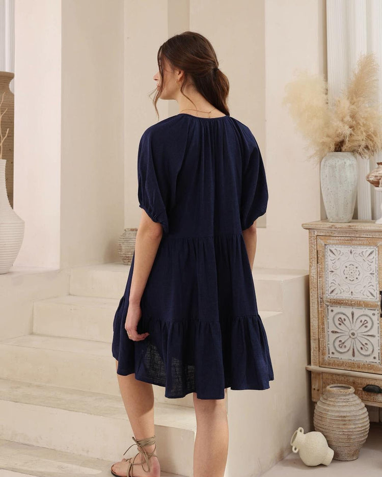 Iris Maxi mini dress Binnie Shift Dress