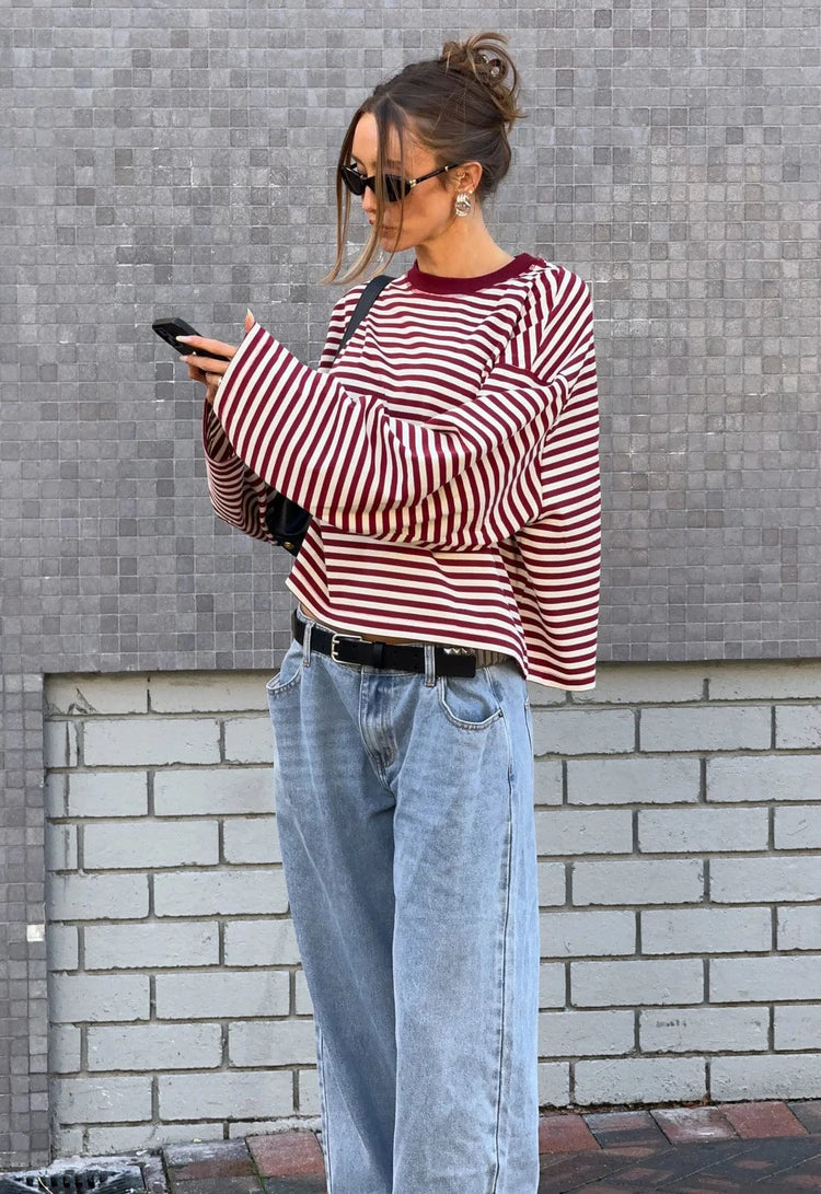 Lioness long sleeve top Bloom Long Sleeve - Wine