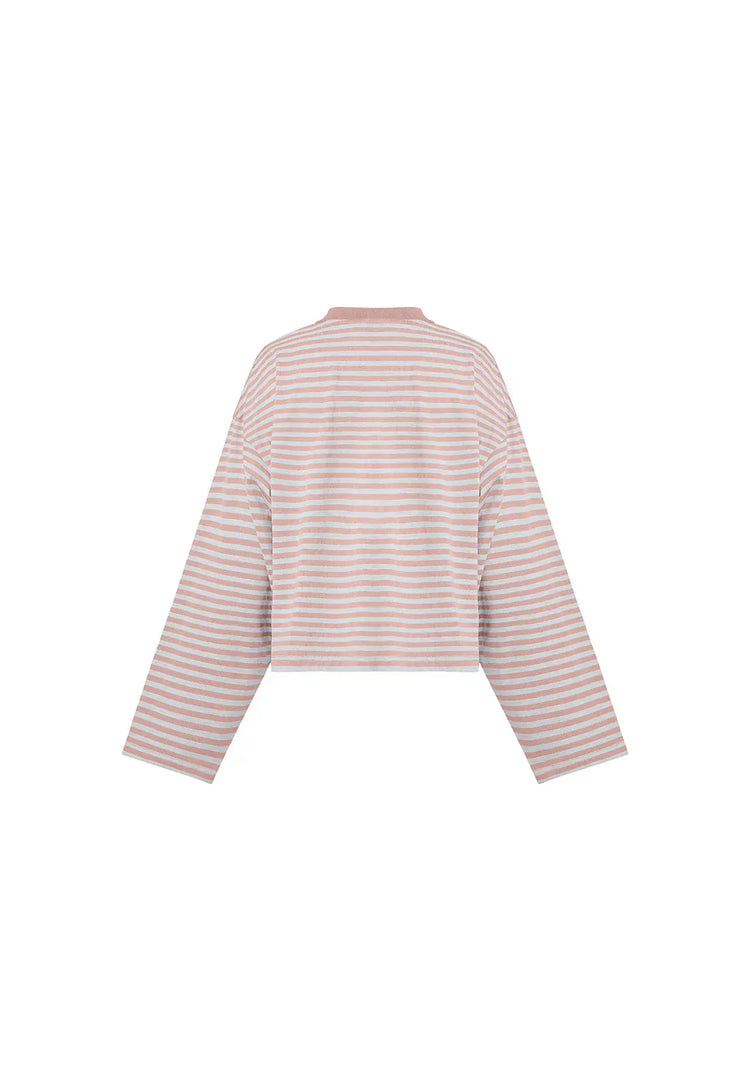 Lioness long sleeve stripe top Bloom - Muted Pastels Stripe