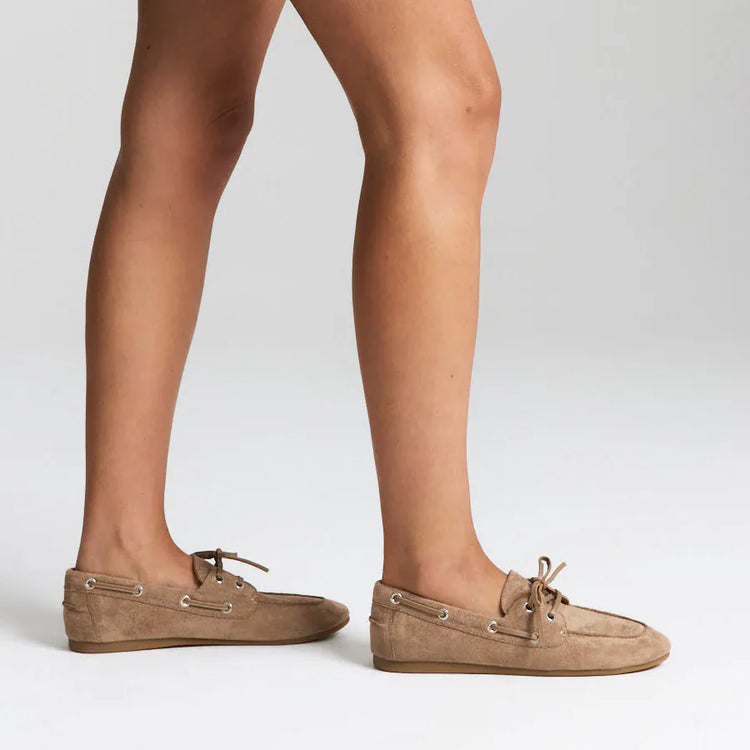 VERALI SHOES boat shoes Brody Boat Shoe- Taupe