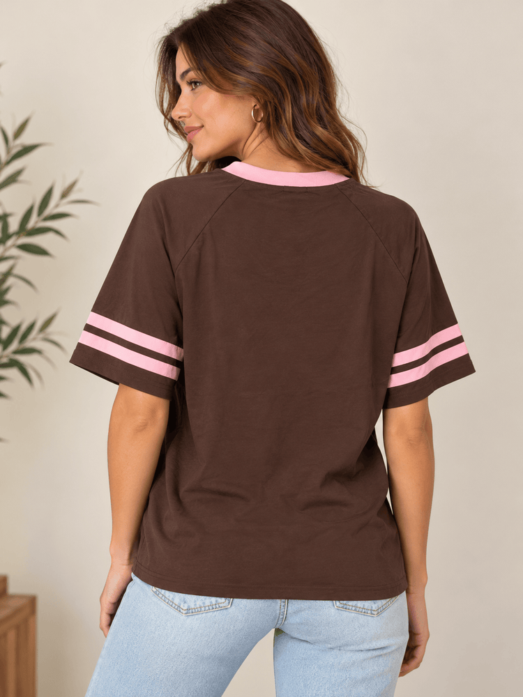 By Frankie Shirts & Tops By Frankie Margarita Senorita Tee - Chocolate