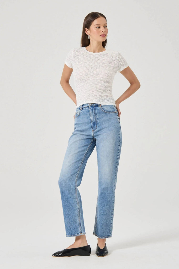 ROLLAS JEANS tee Daisy Lace Tee