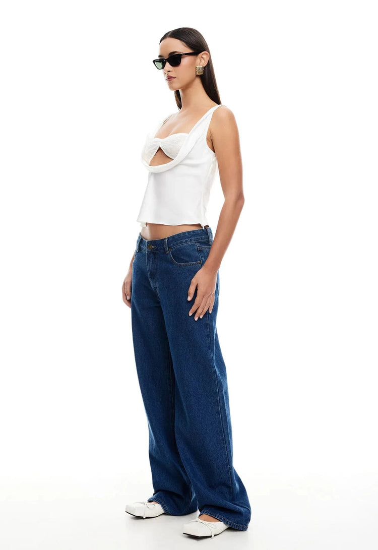 Lioness Shirts & Tops Delilah Top - Porcelain