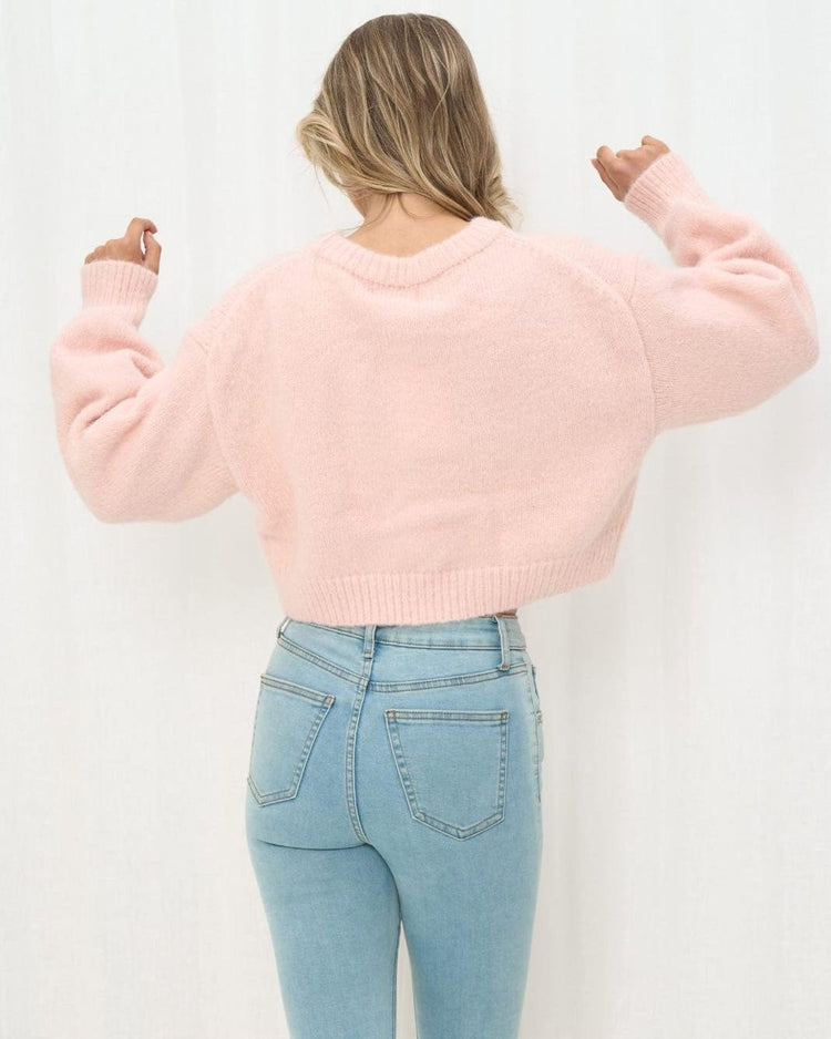 Wits The Label pink jumper Fairy Floss Jumper