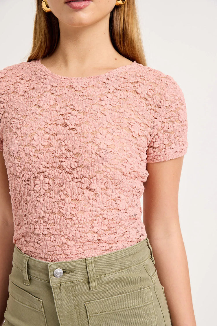 ROLLAS JEANS Shirts & Tops Fia Lace Tee