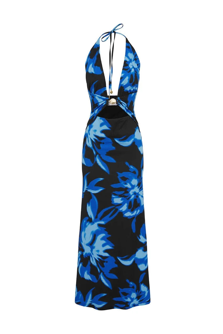 Runaway The Label Dresses Halston Maxi Dress - Agave Blue