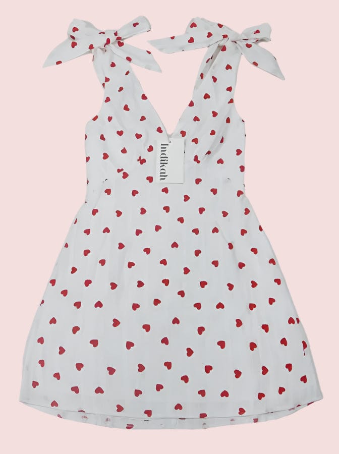 Indikah Dresses Hearts Mini Dress