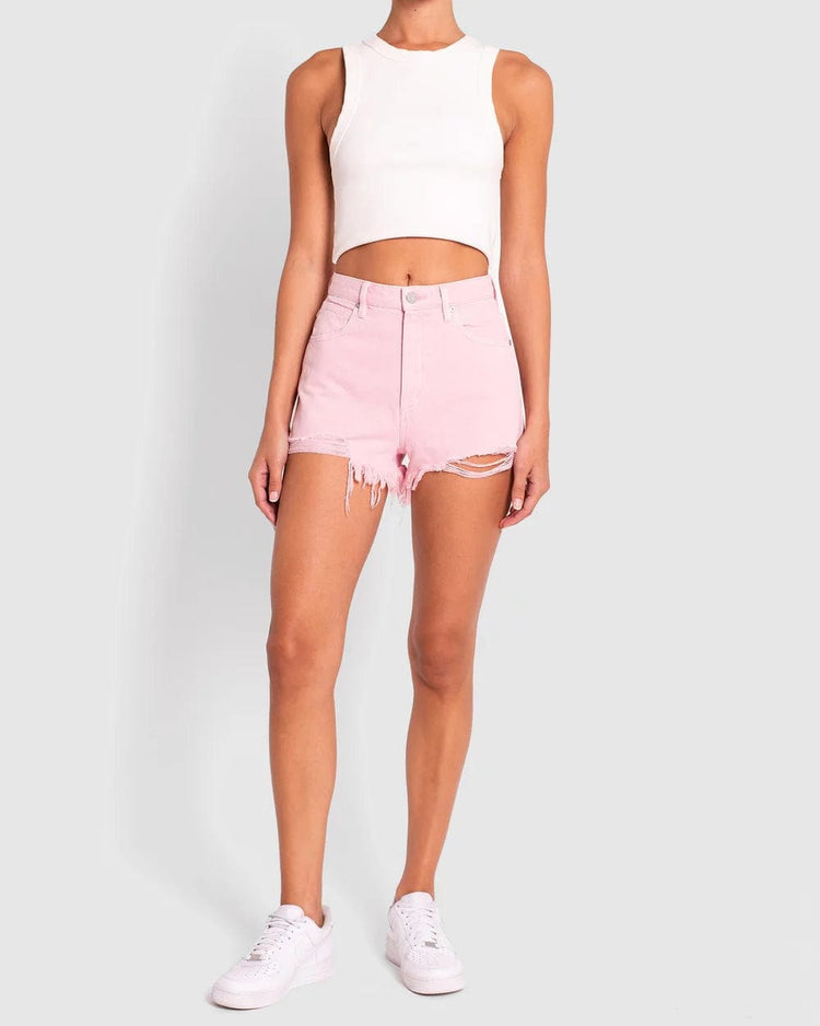 A Brand Jeans SHORTS High Relaxed Short Cherry Blossom