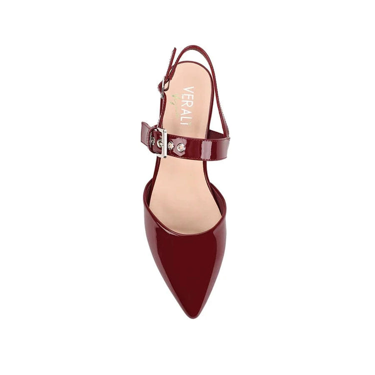 VERALI flat shoes Idaho Slingback Flats - Wine Patent