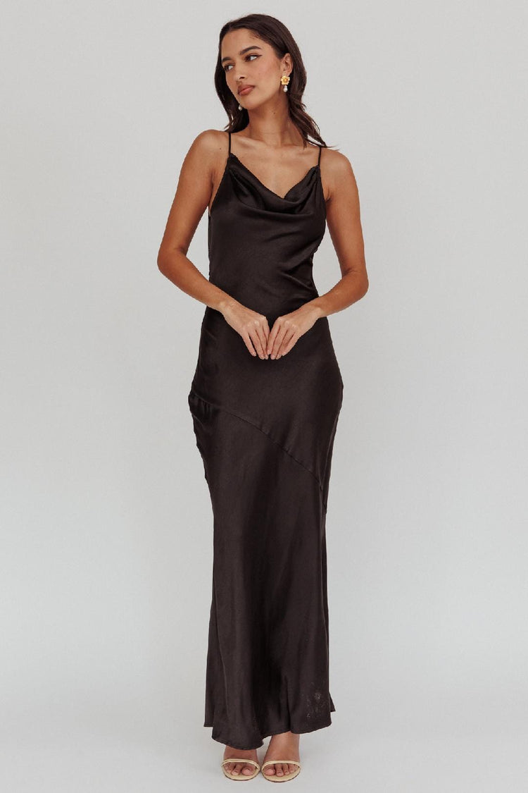 Here Comes The Sun Dress Indy Maxi - Black