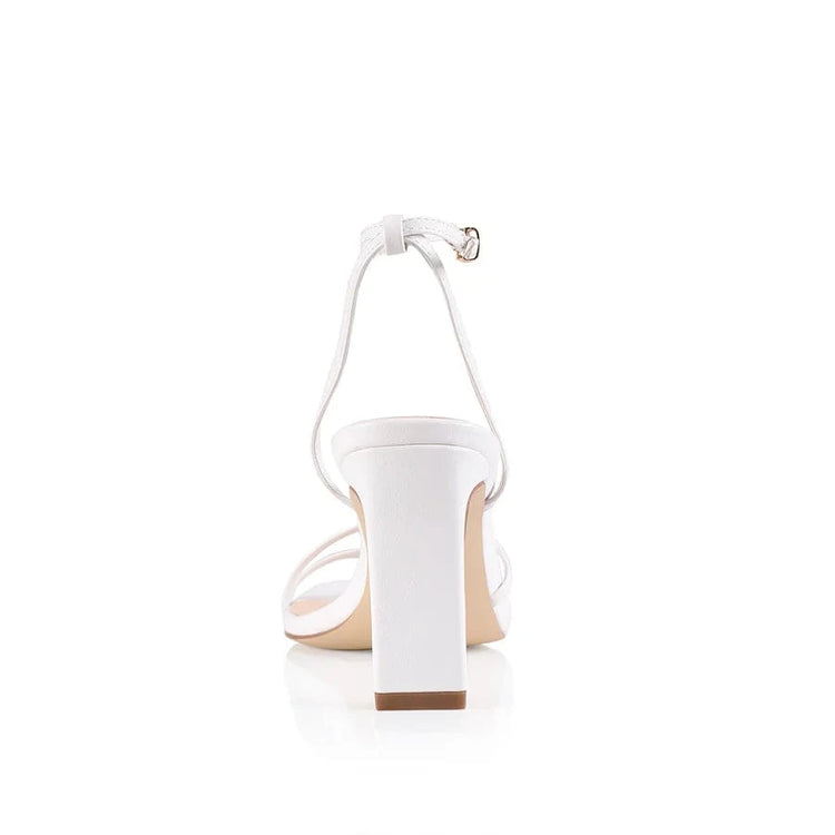 VERALI SHOES heels Kimmy Slim Strappy Heel White