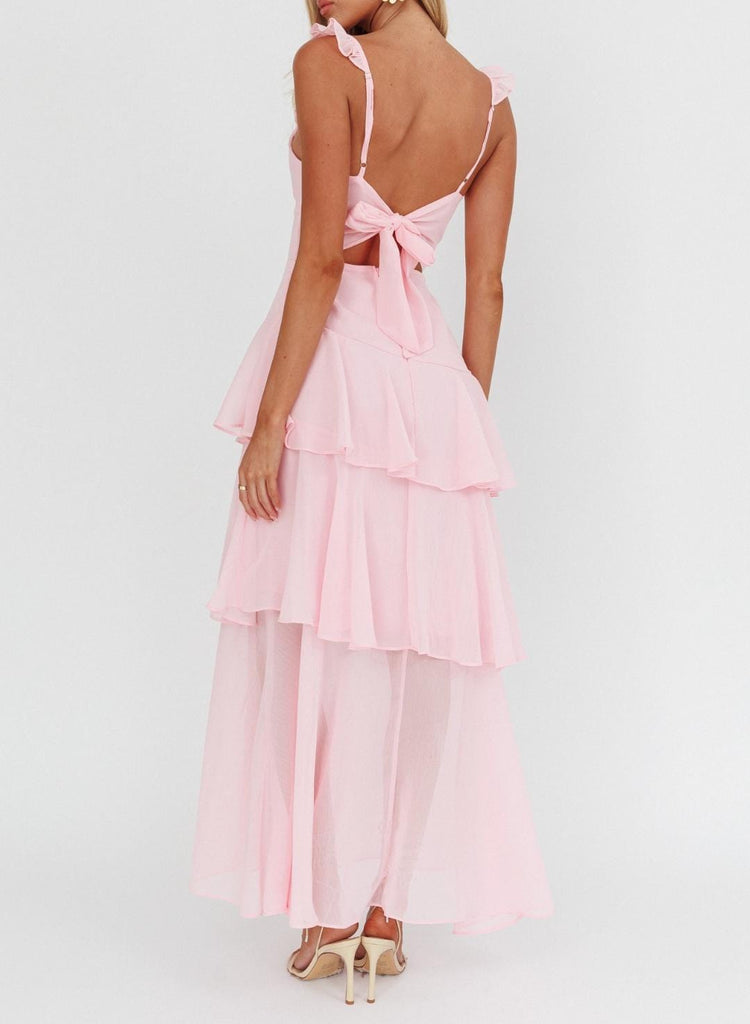 Angel Biba Maxi Dress Layla Maxi - Pink