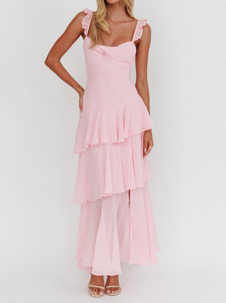 Angel Biba Maxi Dress Layla Maxi - Pink