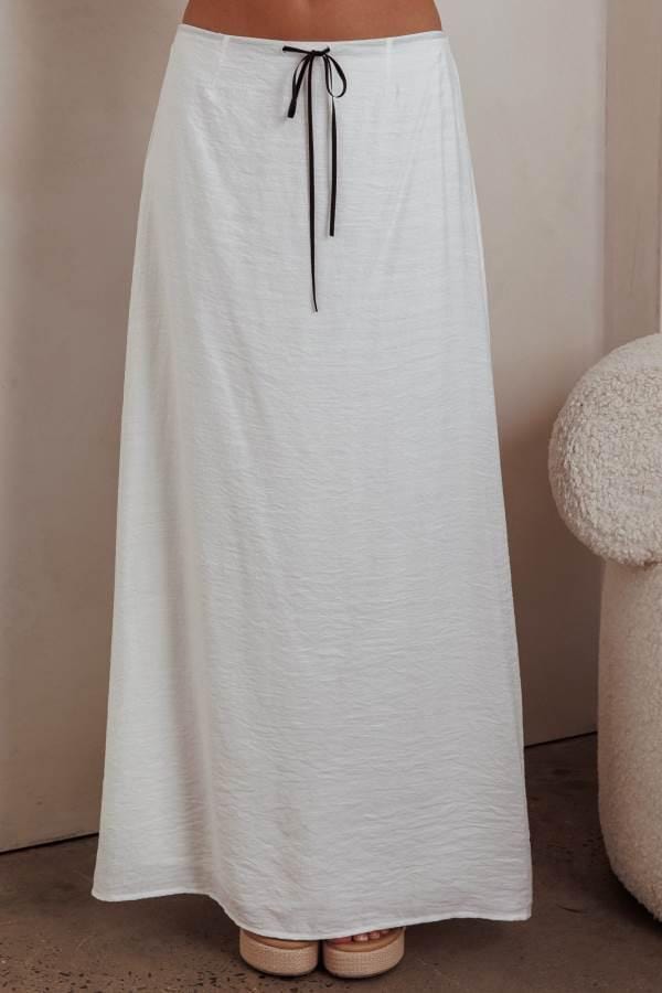 Indikah Maxi Dress Maddi Set White
