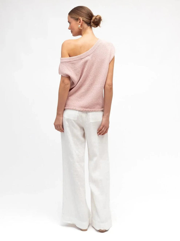 White Closet Top Mali Top - Blush