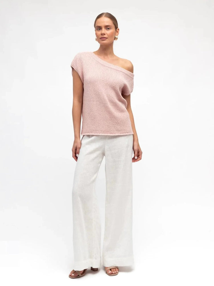 White Closet Top Mali Top - Blush