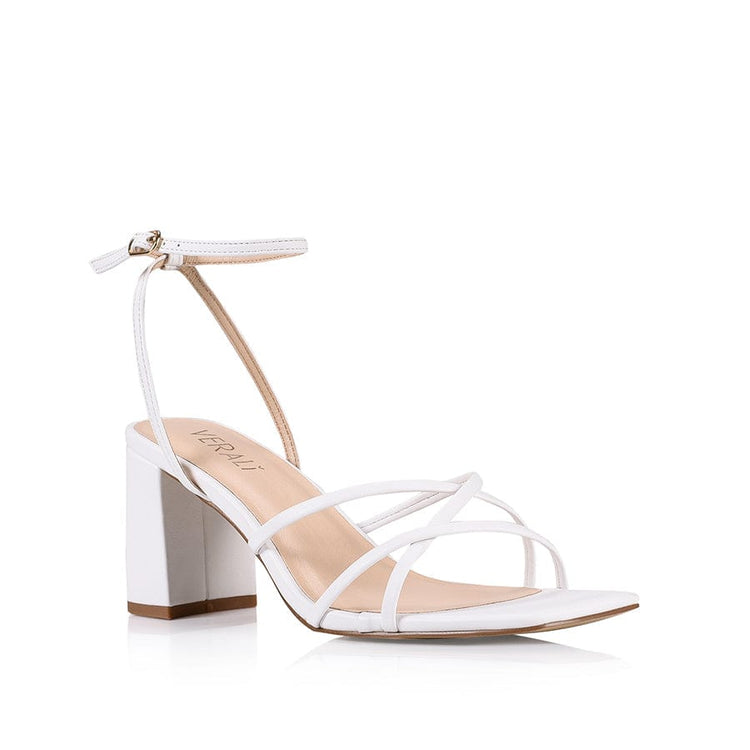 VERALI SHOES heels Nakita Block Heel White