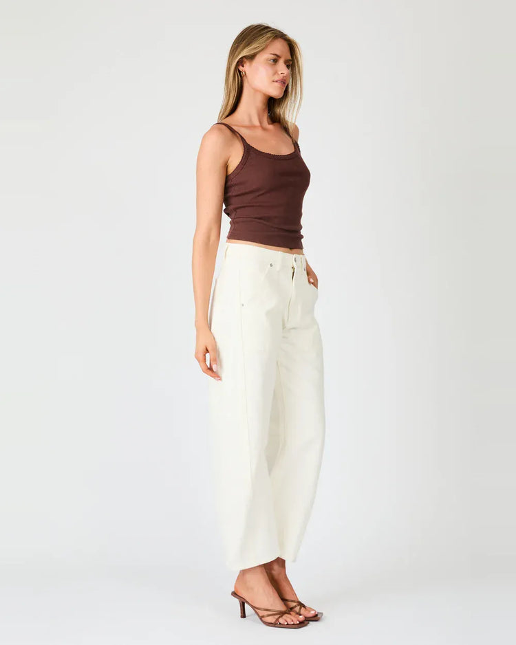 Pipi’s Boutique tank top Pointelle Cami - Chocolate