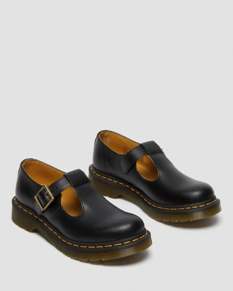 Dr Martens Shoes Polly T Bar Smooth Shoe