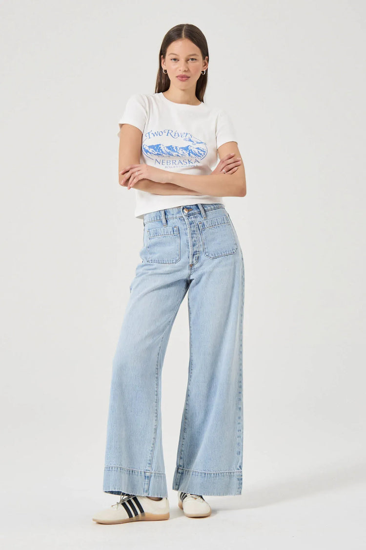 Rollas Jeans Jeans Relaxed Sailor Long - Breezy Blue