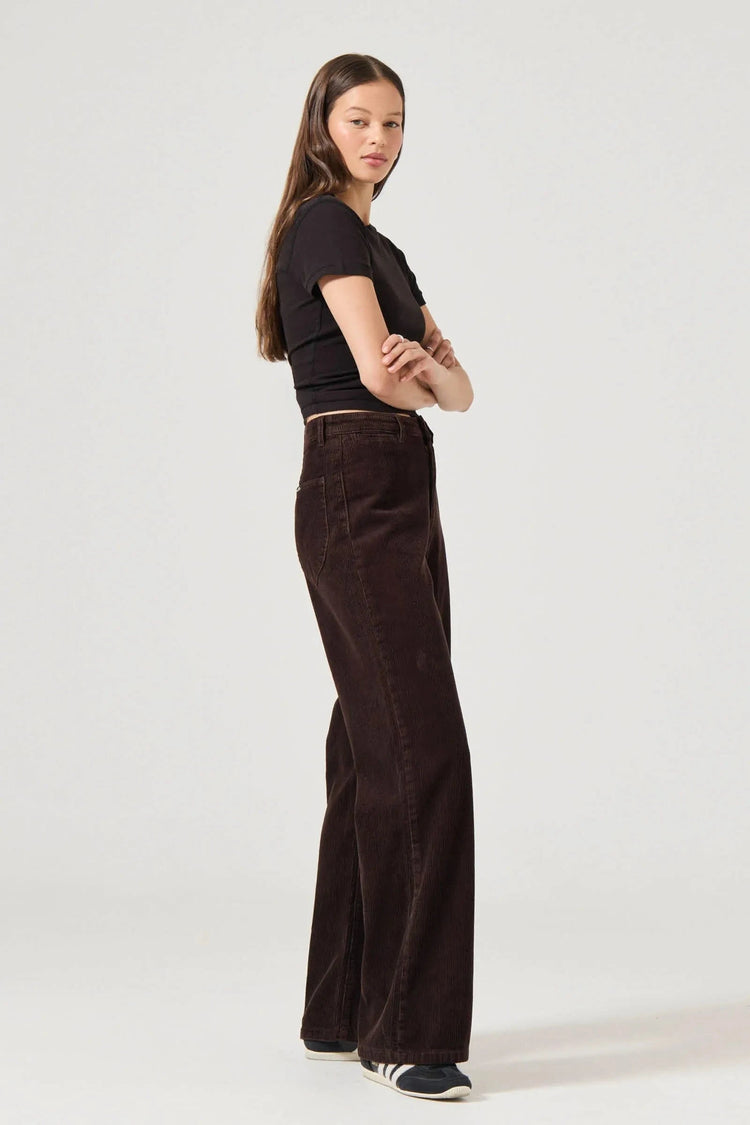 Rollas Jeans Pants Sailor Pant Long - Chocolate Cord