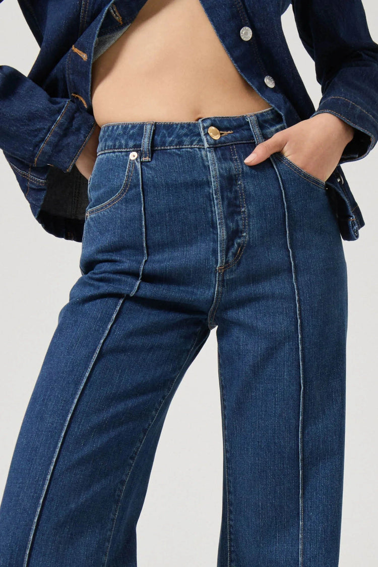 Rollas Jeans Jeans Sailor Scoop LONG Pacific Blue
