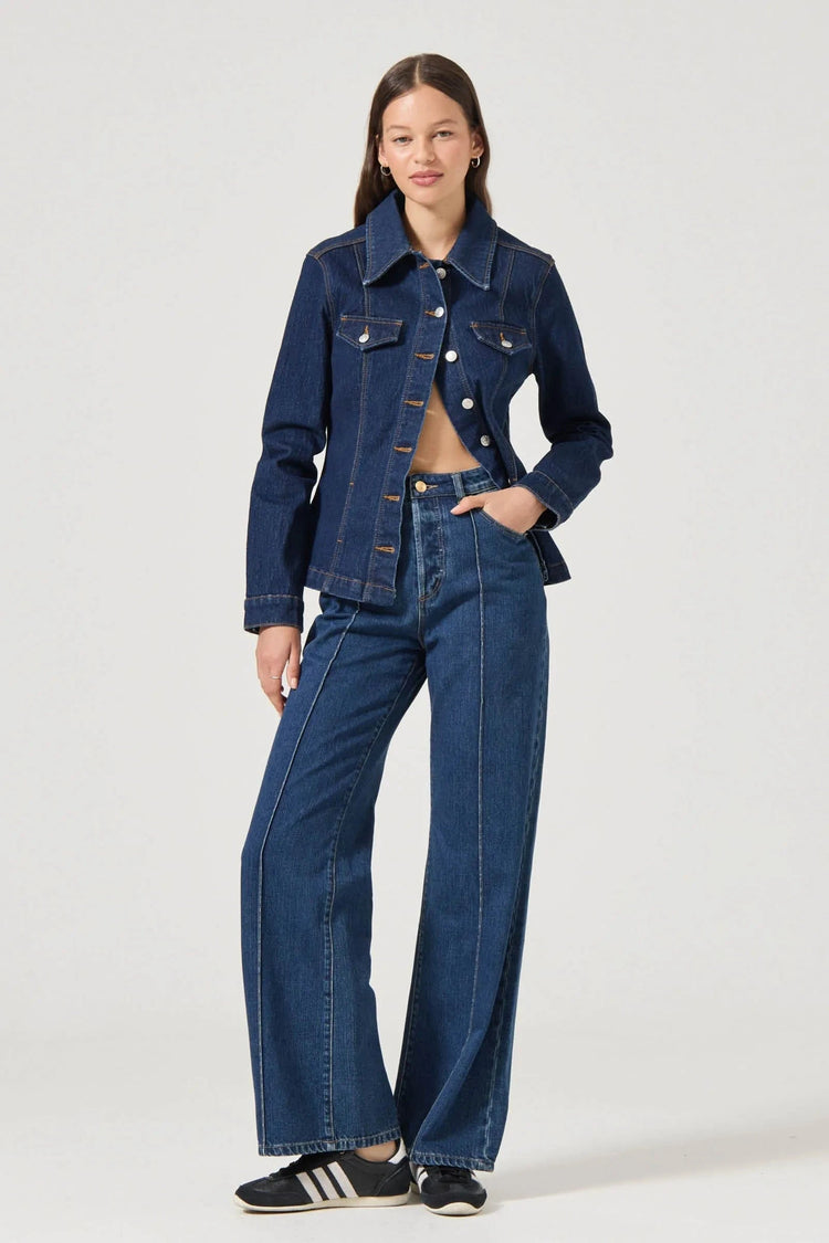 Rollas Jeans Jeans Sailor Scoop LONG Pacific Blue