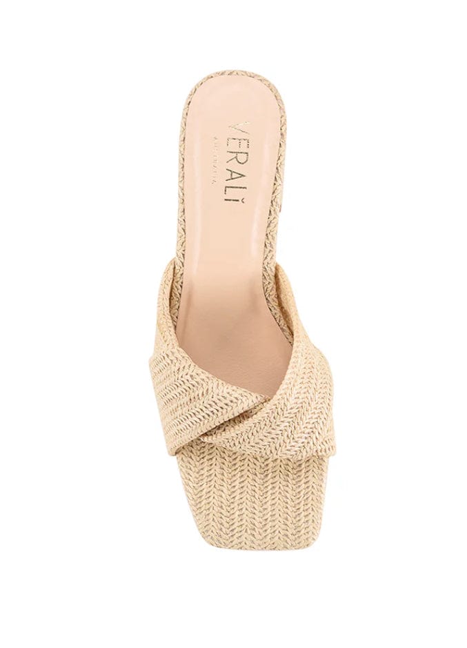 Pipi’s Boutique Stella Block Heel- Natural