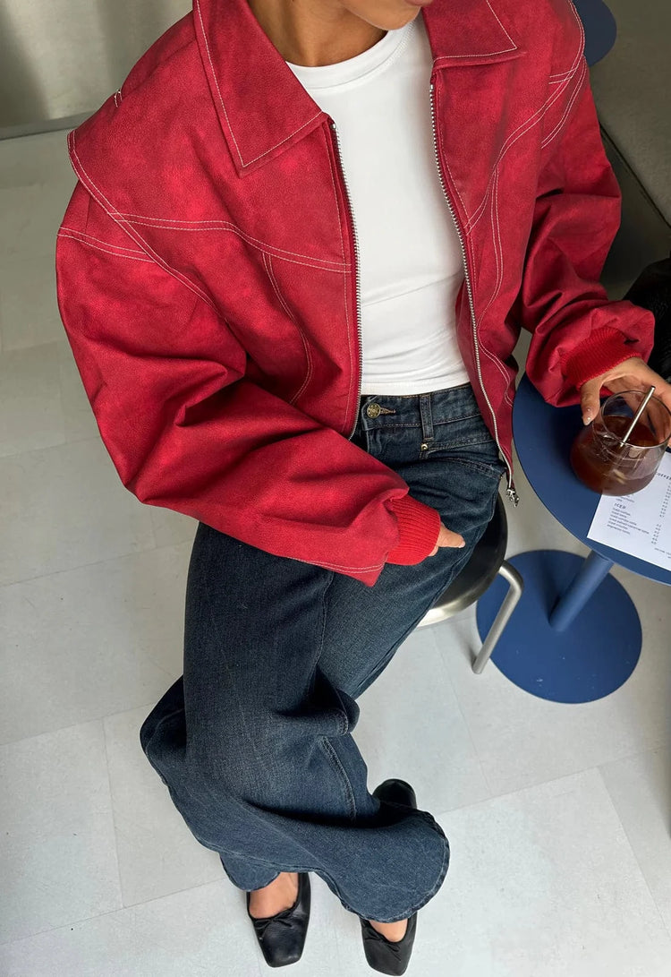 Lioness JACKET Vista Bomber - Crimson