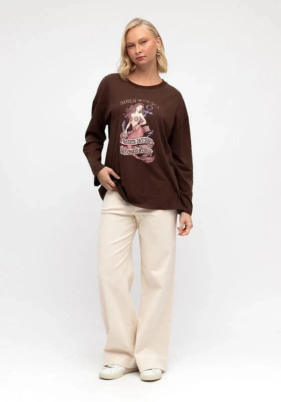 Paper Heart long sleeve top Waves & Wishes Tee