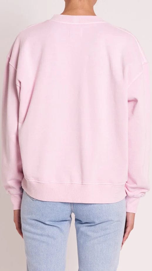 Abrand Jeans Sweatshirt A 90's Relaxed Crew - Cherry blossom