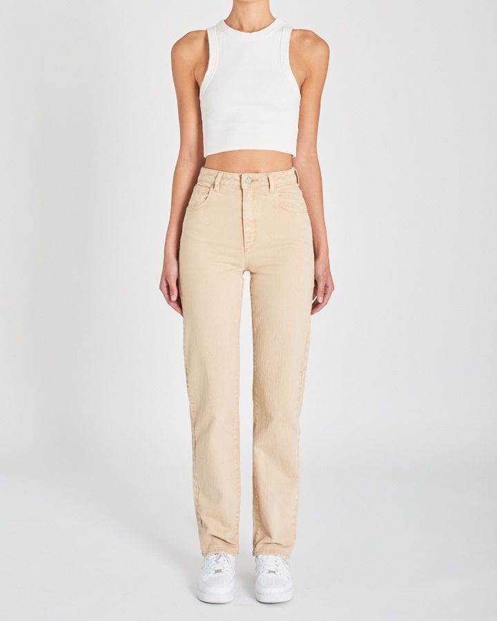 A Brand Jeans Jeans A 94 High Straight Latte