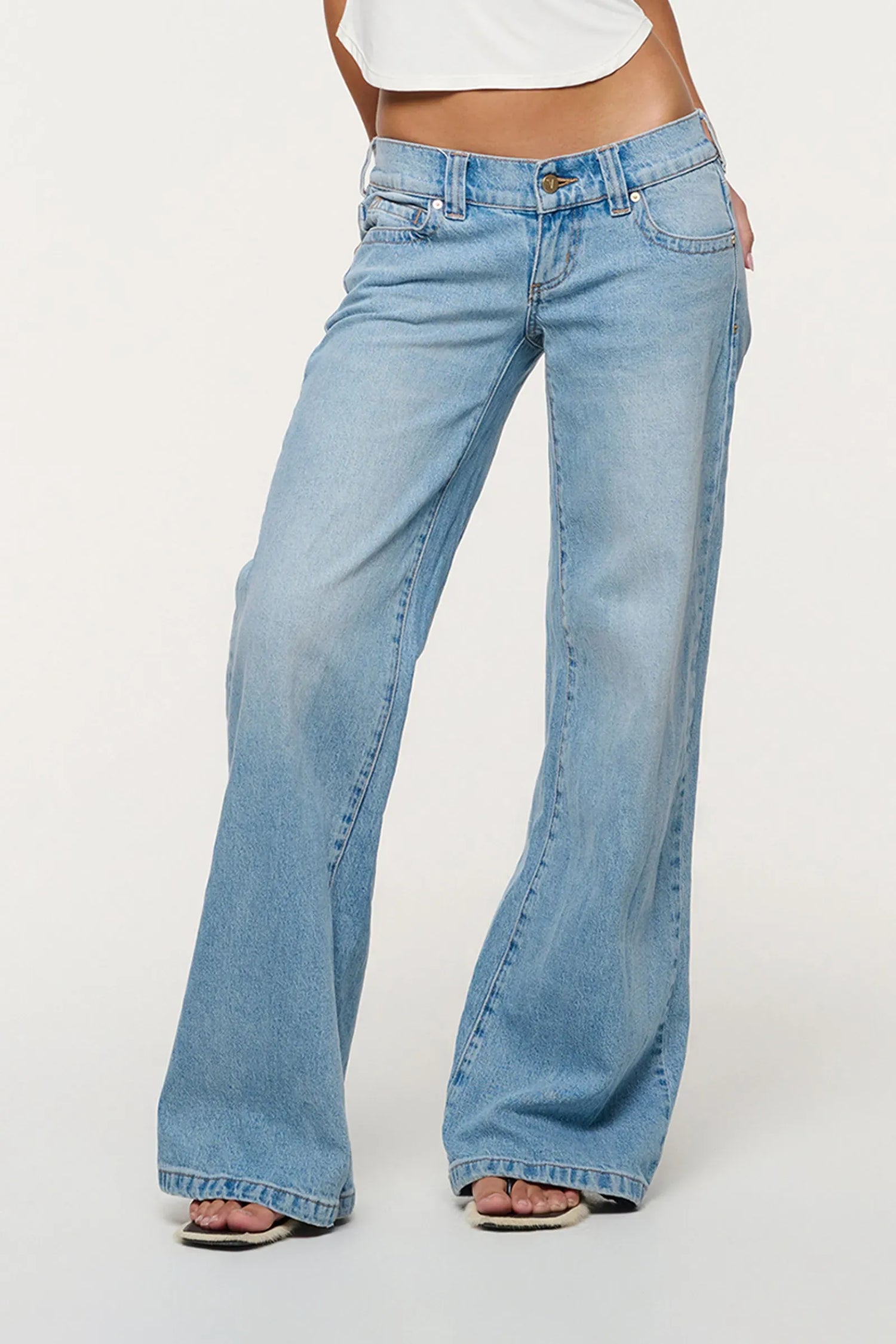 Abrand Jeans low jeans 00 Super Low Wide - Jody