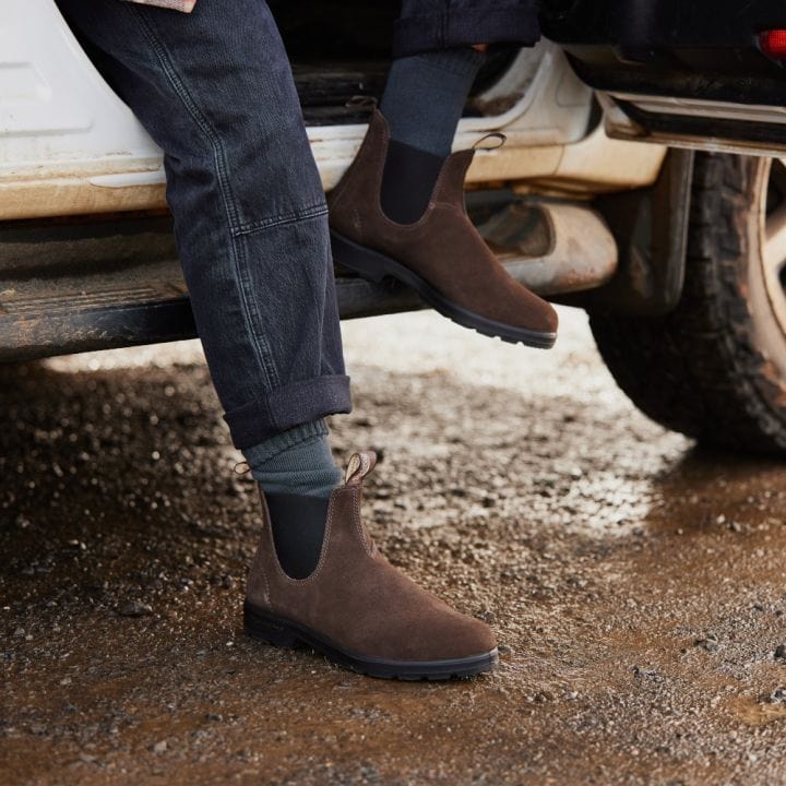 Blundstone Blundstone boots #2410 Blundstone Chelsea Boot - Brown Suede