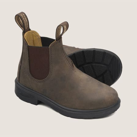 Blundstone Kids boots #565 Kids Rustic Black Brown