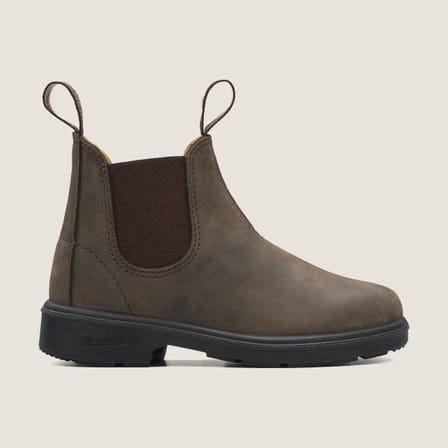 Blundstone Kids boots #565 Kids Rustic Black Brown