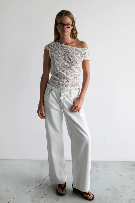 Abrand Jeans Jeans 95 Mid Baggy Porcelain