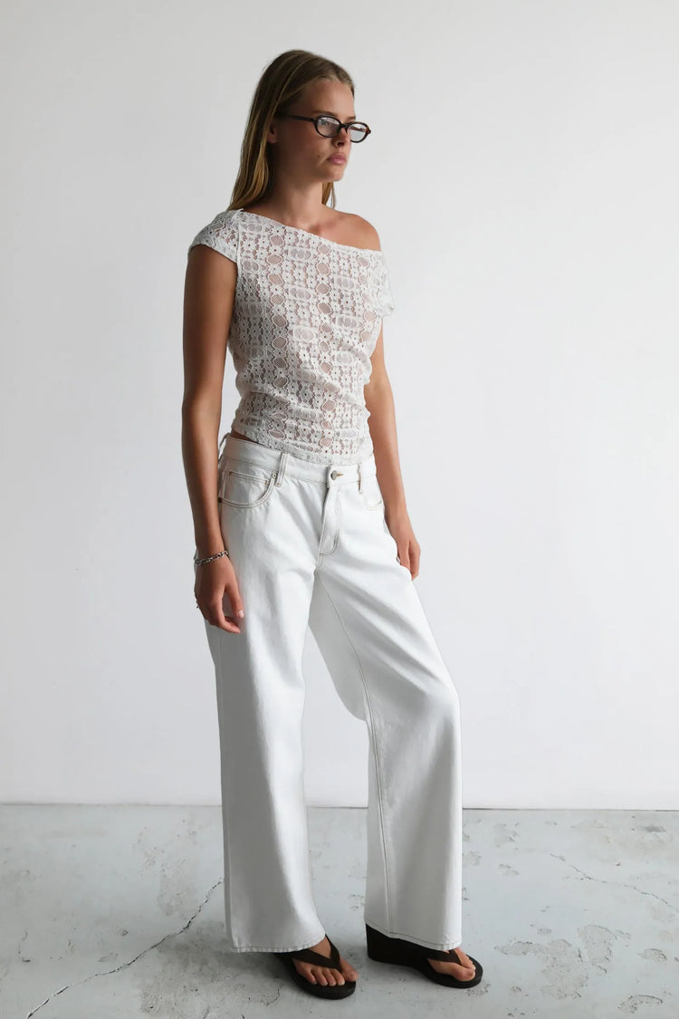 Abrand Jeans Jeans 95 Mid Baggy Porcelain