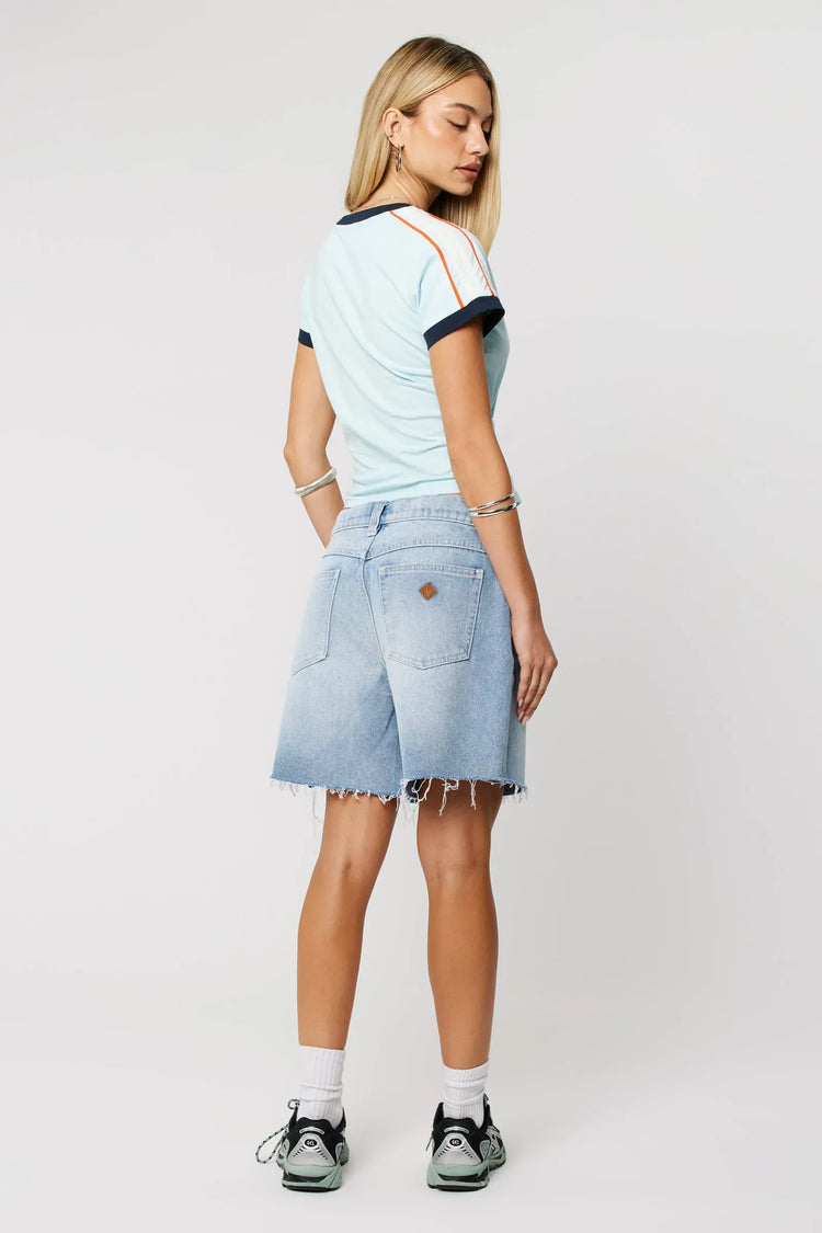 A Brand Jeans Shorts 99 Low Boyfriend Short Jordan Worn