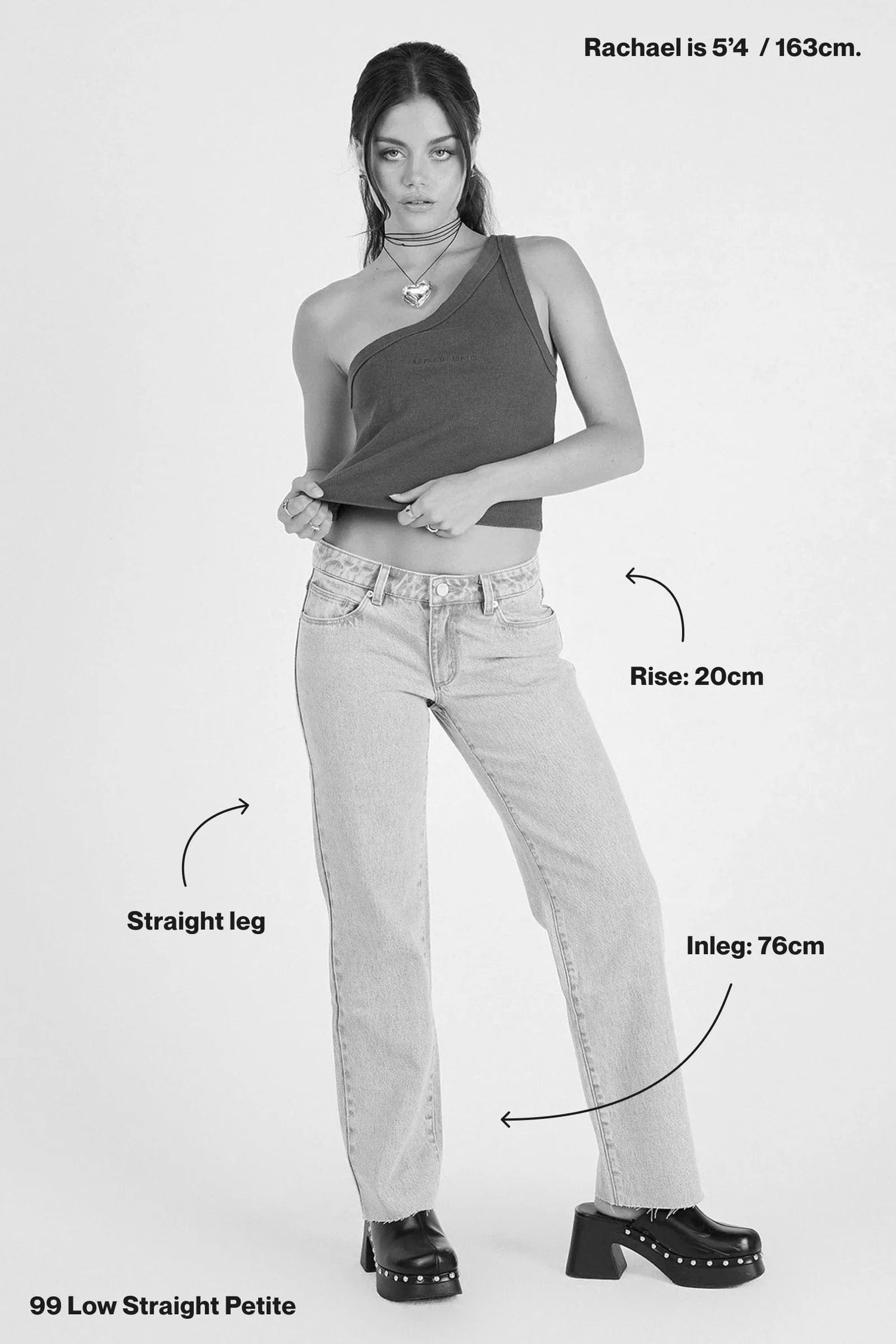 Abrand jeans low jeans 99 Low Straight Petite Walkaway
