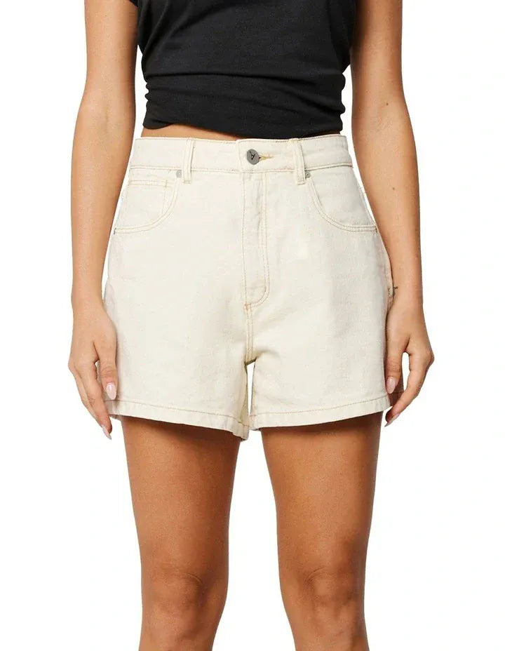 Abrand Jeans denim shorts A Venice Short Tofu