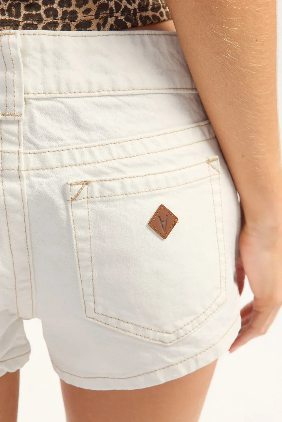 Abrand jeans denim shorts Abrand 00 Duty Short - Pearl