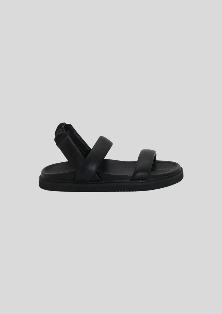 Human Shoes sandals Algort Leather - Black