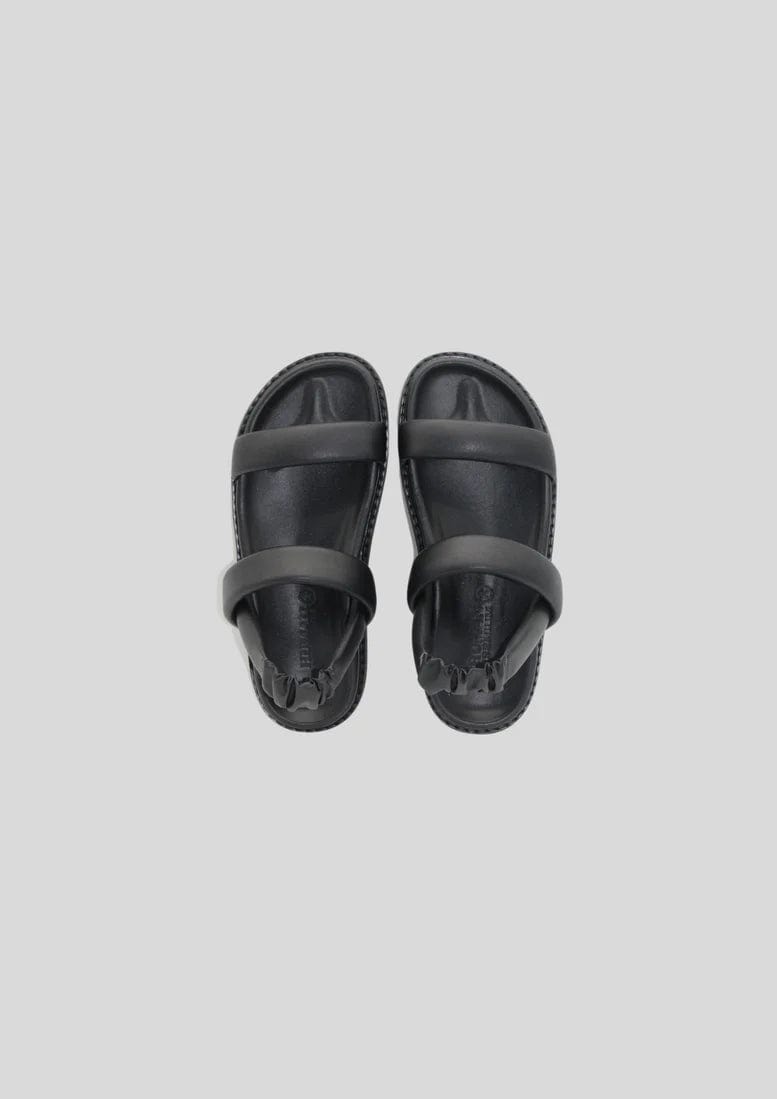 Human Shoes sandals Algort Leather - Black