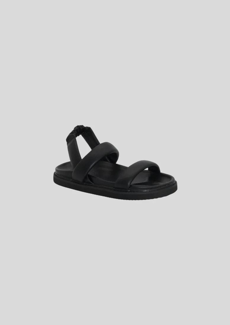 Human Shoes sandals Algort Leather - Black