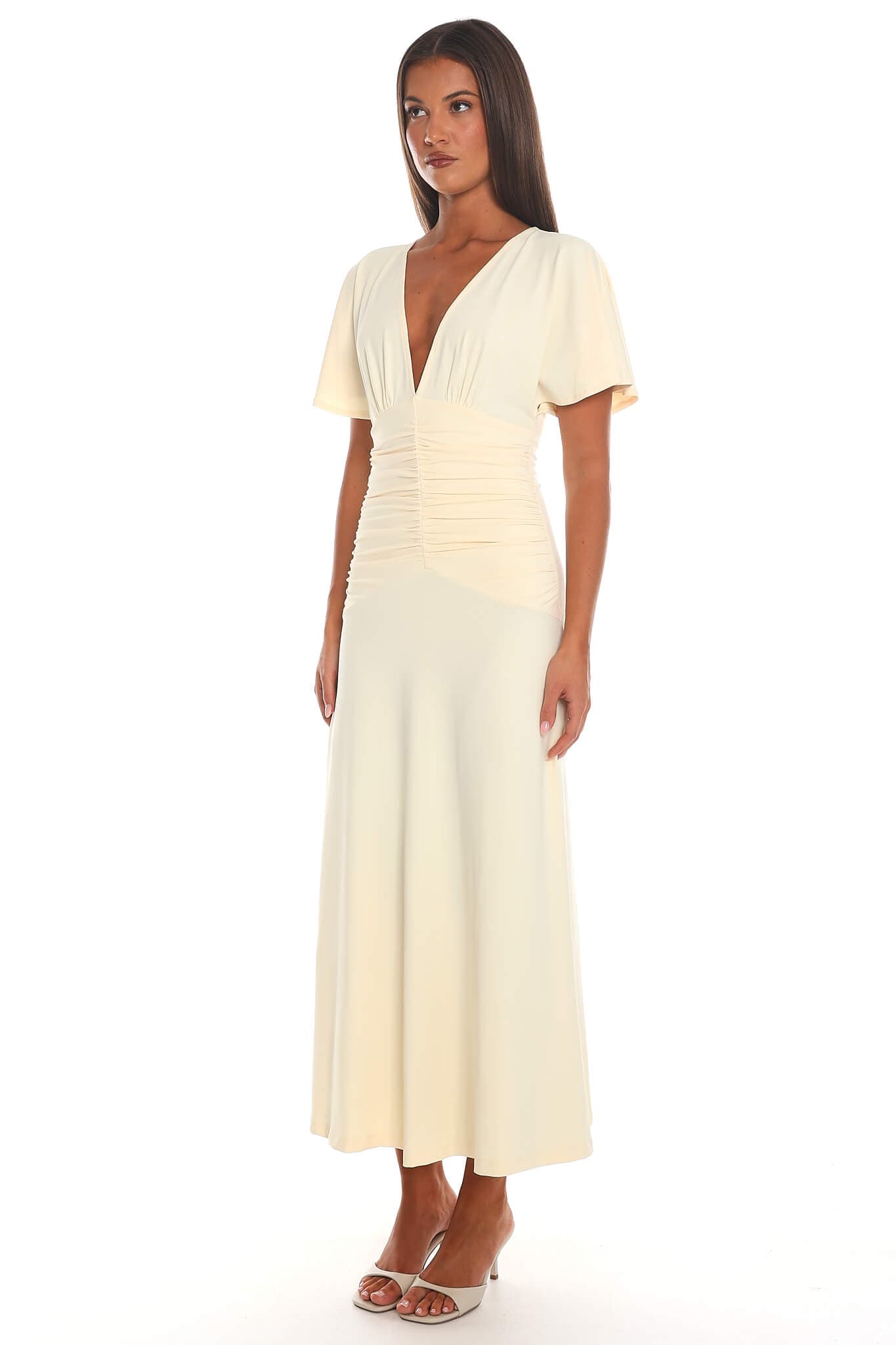 Here Comes The Sun Maxi Dress Allira Maxi Dress - Butter