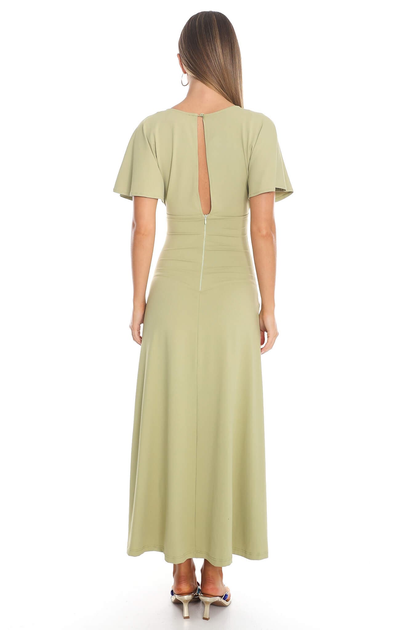 Here Comes The Sun Maxi Dress Allira Maxi Dress - Matcha